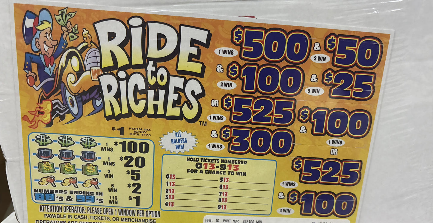 RIDE TO RICHES (500)
