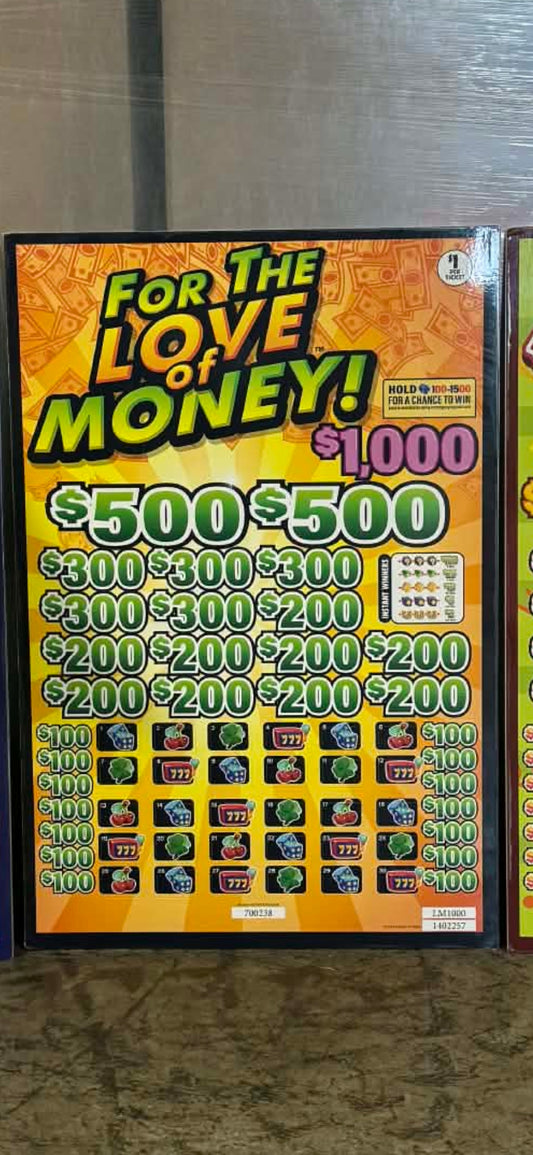 LOVE OF MONEY CASHBOARD CUSTOM
