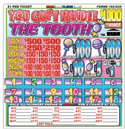 YOU CAN'T HANDLE THE TOOTH EXCLUSIVE JAR