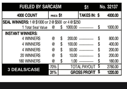 FUELED BY SARCASM