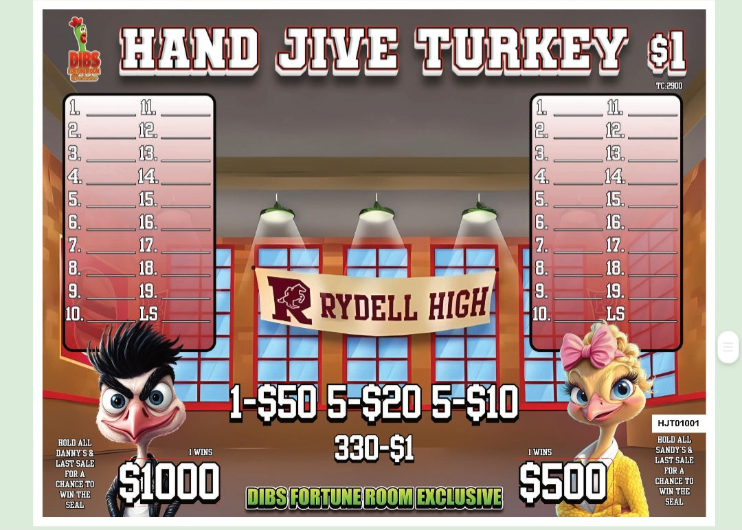 HAND JIVE TURKEY EXCLUSIVE