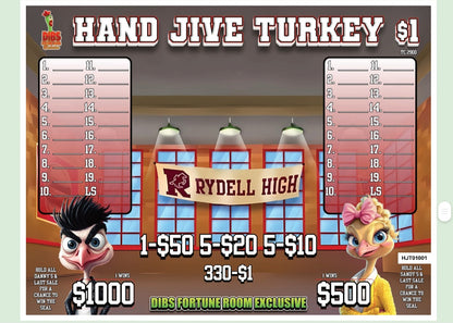 HAND JIVE TURKEY EXCLUSIVE