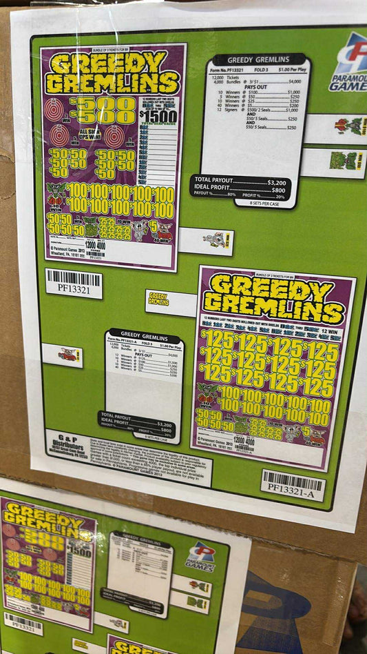 GREEDY GREMLINS JARS