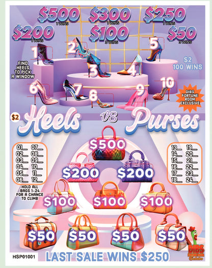 HEELS VS PURSES EXCLUSIVE