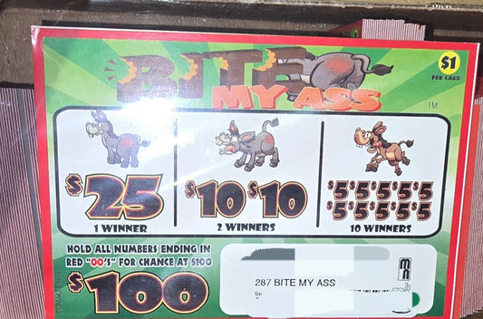 BITE MY ASS 287 CT