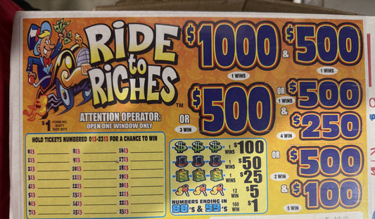RIDE TO RICHES (1000)