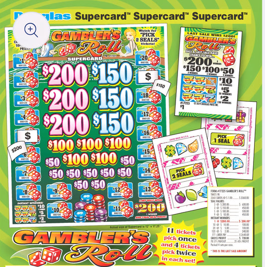 SUPERCARD GAMBLERS ROLL