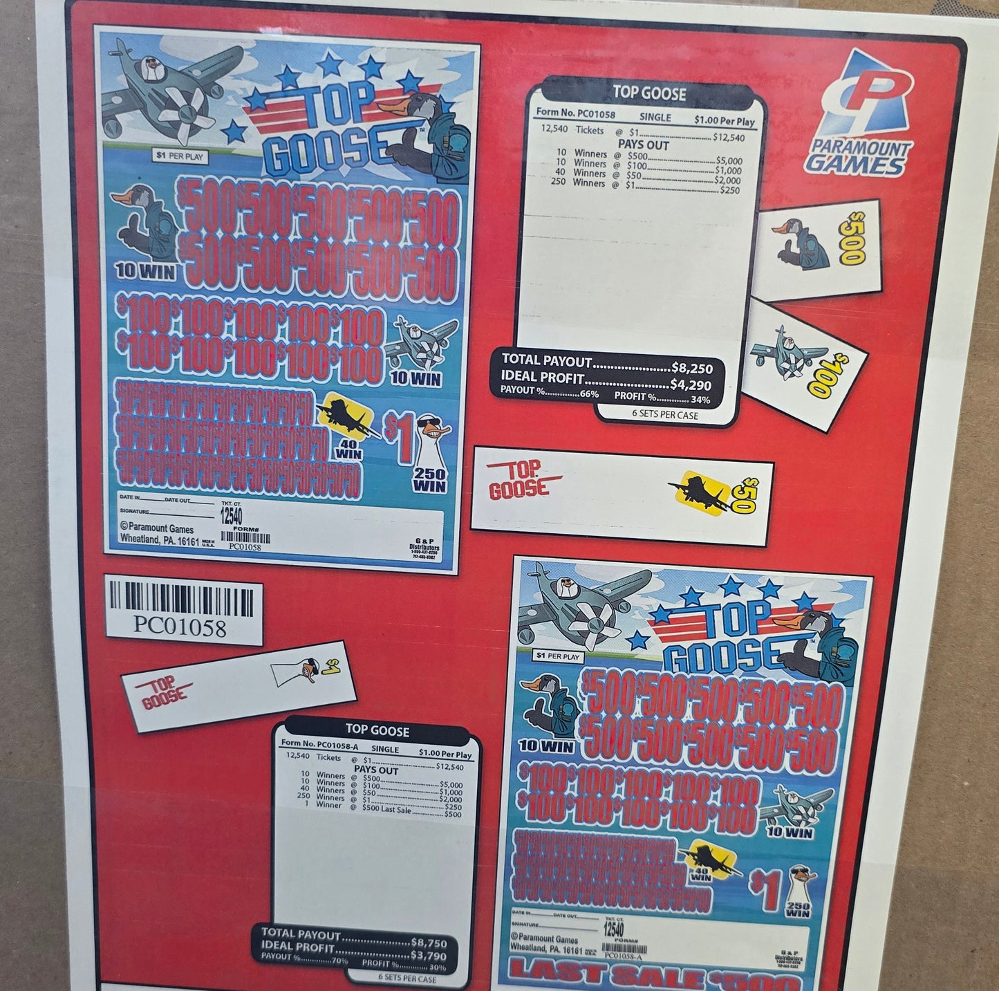 TOP GOOSE JARS WITH LAST SALE