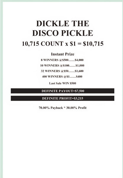 DICKLE THE DISCO PICKLE
