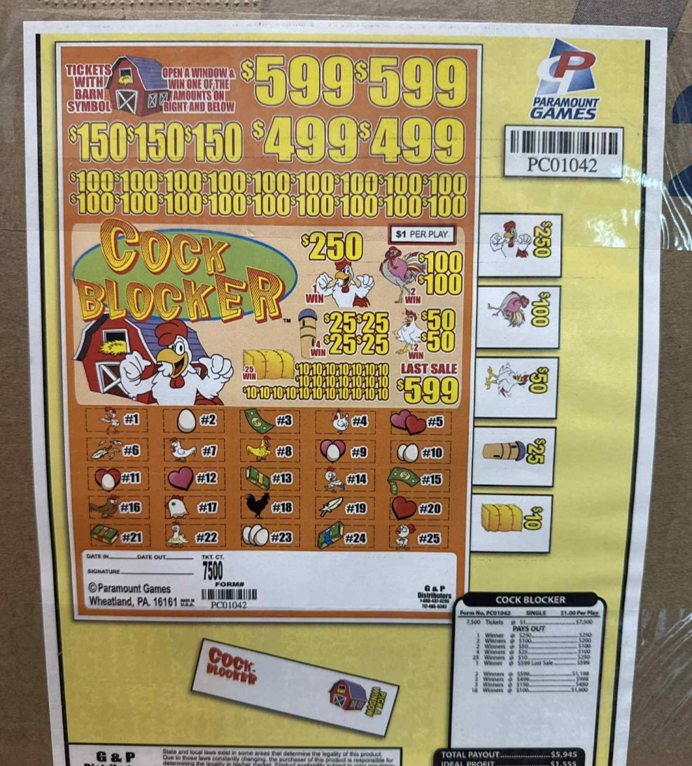 COCK BLOCKER JARS WITH LAST SALE