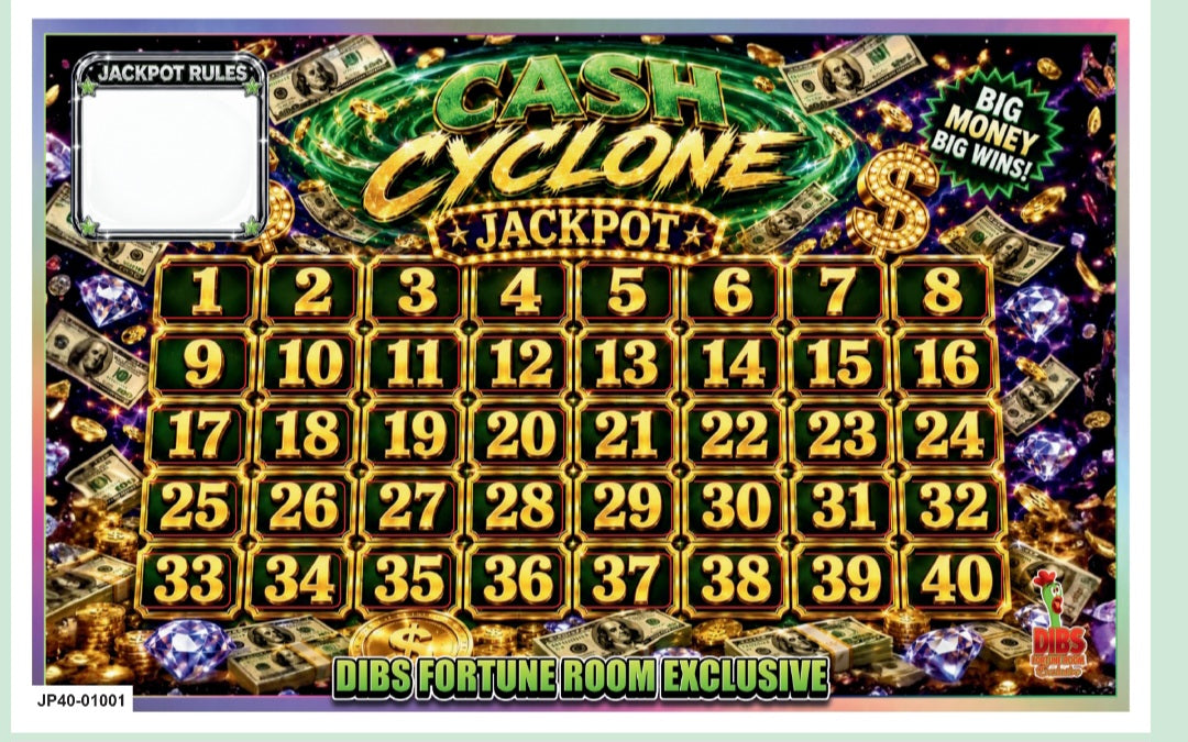 JACKPOT BOARD 40 WINDOW