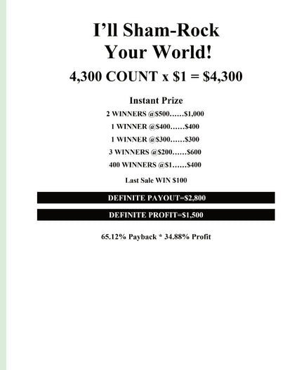 I'LL SHAMROCK YOUR WORLD EXCLUSIVE