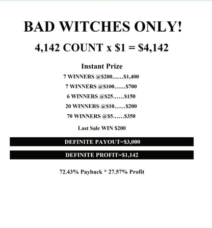 BAD WITCHES ONLY! EXCLUSIVE