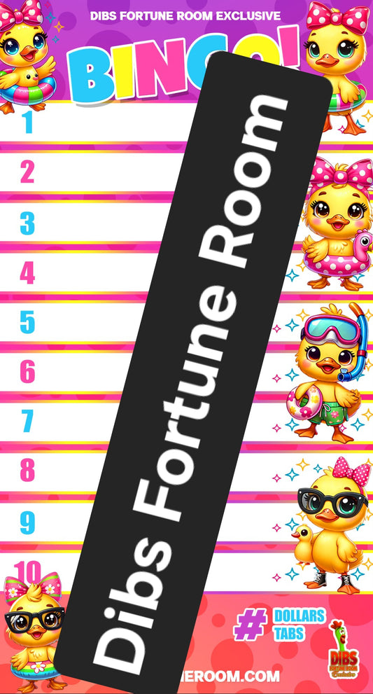 BINGO 1 THRU 10 NOTEPAD DUCKS (PACK OF 2)