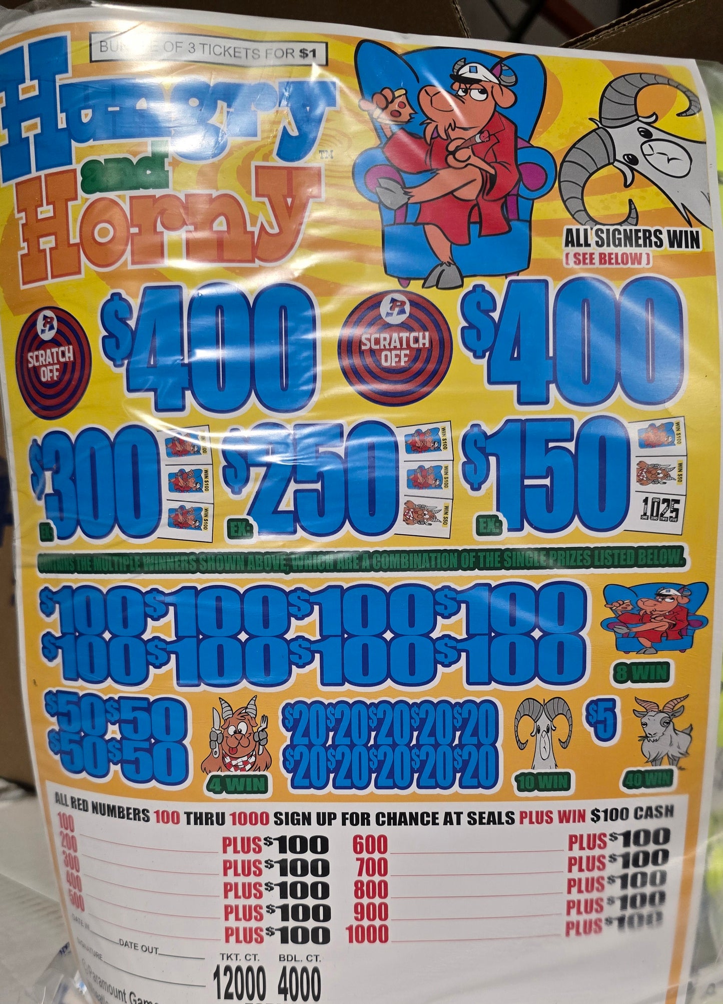 HUNGRY AND HORNY JARS