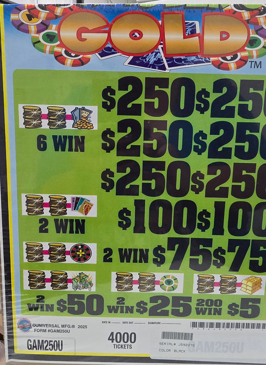 GAMBLERS GOLD (250)