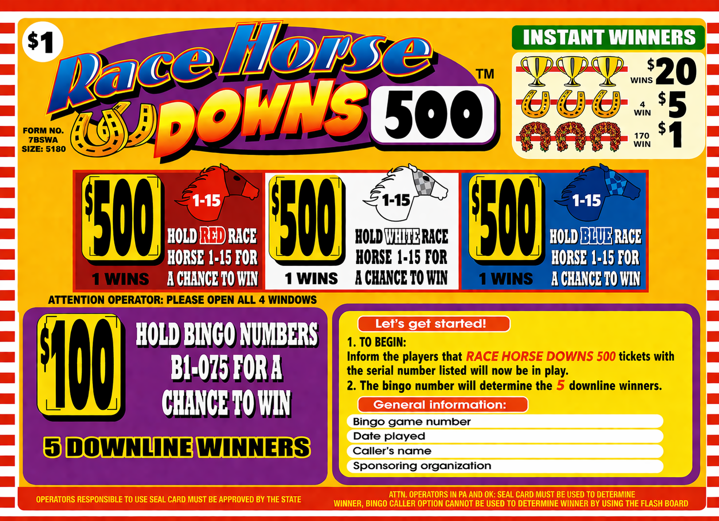 RACE HORSE DOWNS (500) (0)