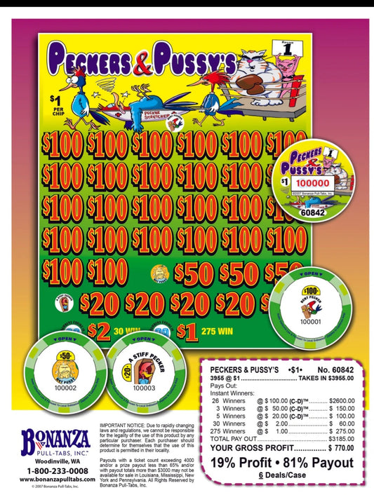 PECKERS AND PUSSYS CHIPS