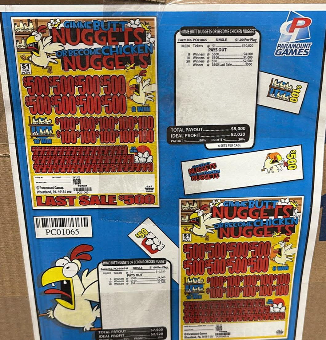 GIMME BUTT NUGGETS JARS