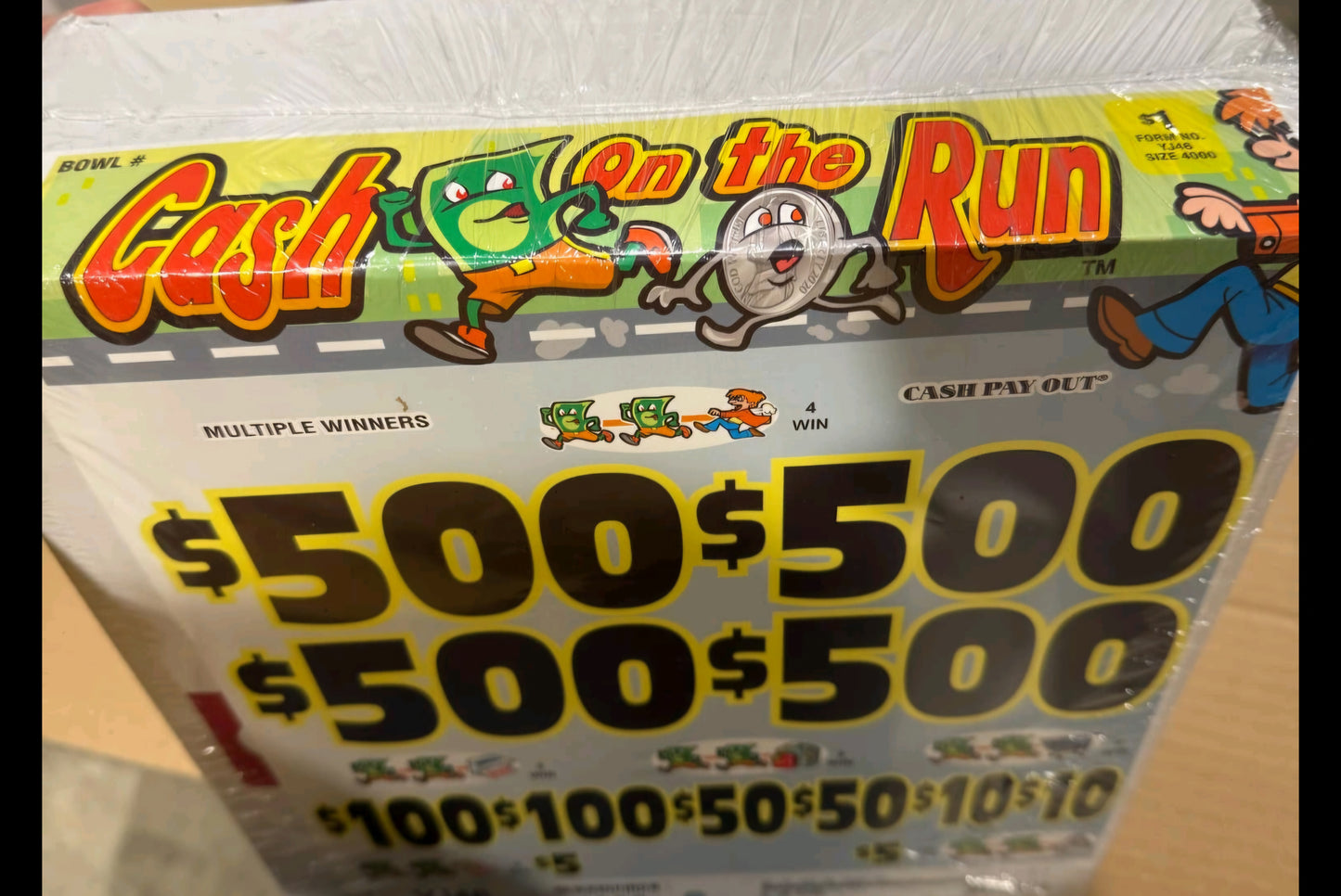 CASH ON THE RUN (500)