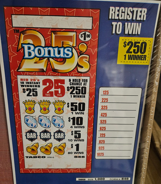 BONUS 25'S