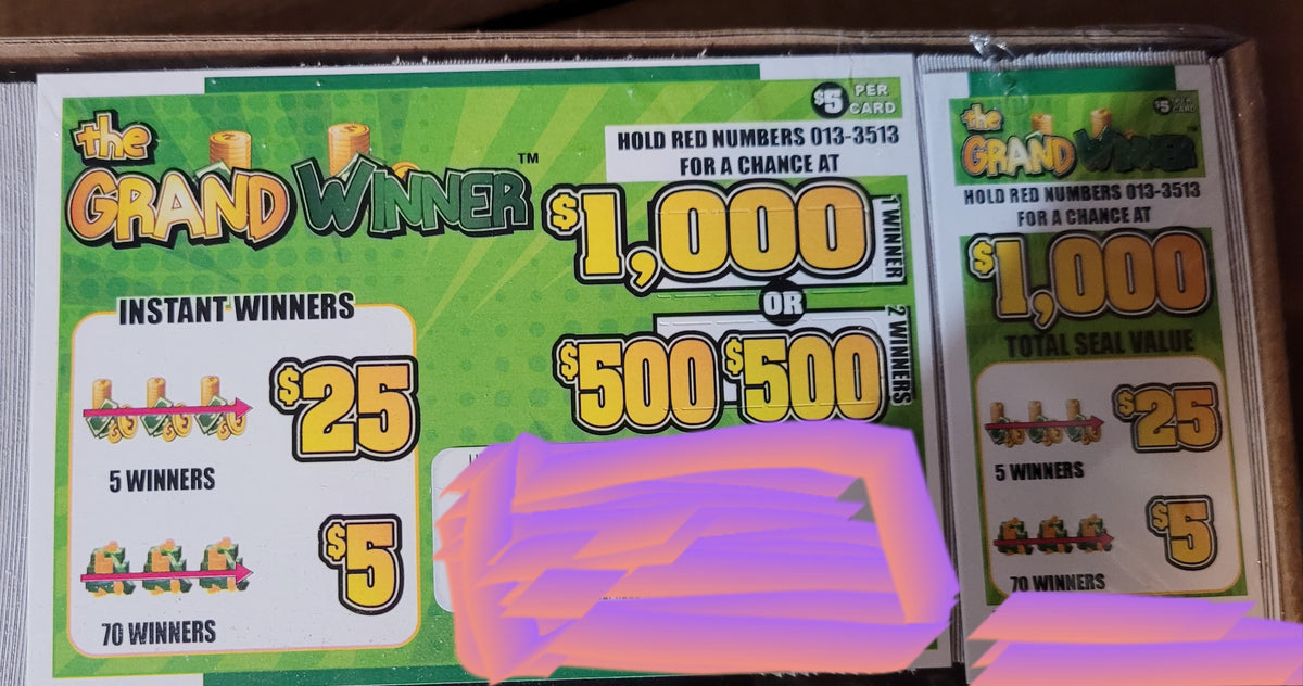 Grand Winner. Key THE GRAND WINNER $5 – DIBS FORTUNE ROOM