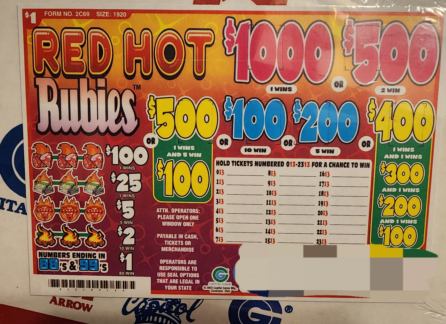 RED HOT RUBIES (1000)